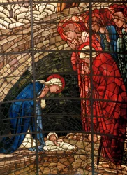 Fenêtre de la Nativité, détail, 1888